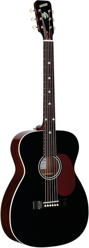 Gretsch Limited Edition Nick 13 Outlaw Heart Acoustic-Electric Guitar, Black, Body Left Front