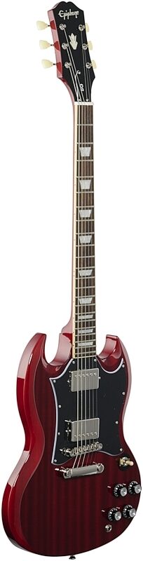 Epiphone SG Standard Electric Guitar, Heritage Cherry, Blemished, Body Left Front