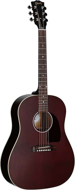 Gibson Limited Edition J-45 Special Acoustic-Electric Guitar (with Gig Bag), Wine Red, Body Left Front