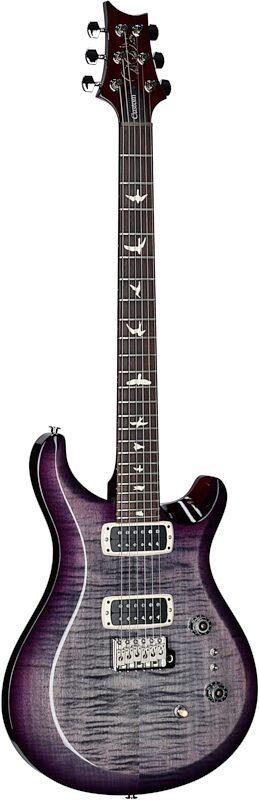 PRS Paul Reed Smith S2 Custom 24-08 Electric Guitar (with Gig Bag), Faded Gray Black Purple Burst, Open Box (Very Good), Body Left Front