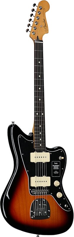 Fender Player II Jazzmaster Electric Guitar, with Rosewood Fingerboard, 3-Color Sunburst, Body Left Front