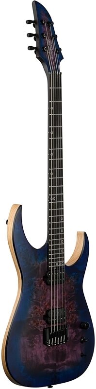 Schecter Keith Merrow KM-6 MK-III Artist Electric Guitar, Blue Crimson, Body Left Front