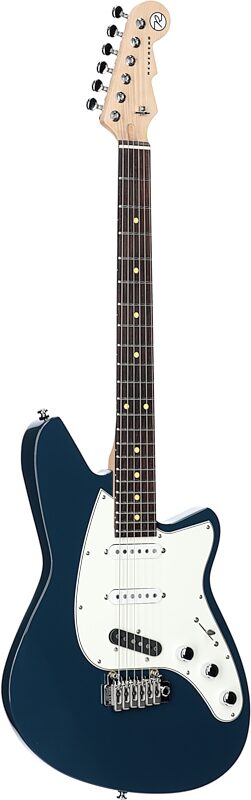 Reverend Six Gun TL Electric Guitar, High Tide Blue, Body Left Front