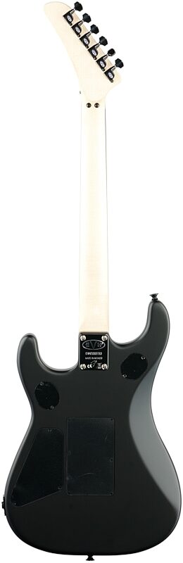 EVH Eddie Van Halen 5150 Series Standard Electric Guitar, Stealth Black, with Ebony Fingerboard, Body Left Front