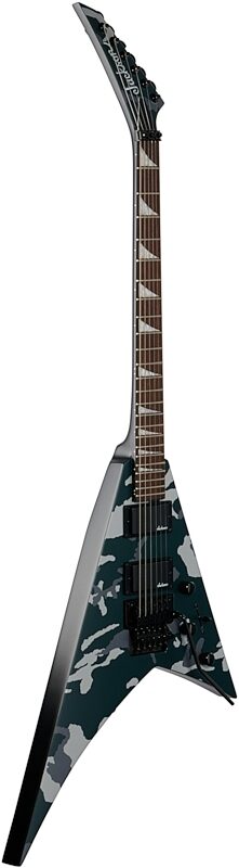 Jackson X Series Rhoads RRX24 Camo Electric Guitar, Black Camo, Body Left Front