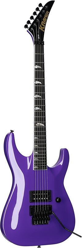 Kramer SM-1H Floyd Rose Electric Guitar, Shockwave Purple, Blemished, Body Left Front