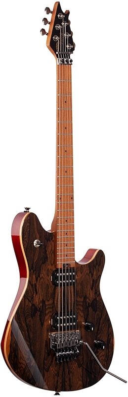 EVH Eddie Van Halen WG Wolfgang Standard Exotic Electric Guitar, with Maple Fingerboard, Ziricote, Natural, Body Left Front
