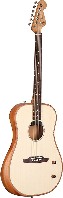 Fender Highway Dreadnought Acoustic-Electric Guitar (with Gig Bag), Natural, Body Left Front