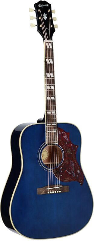 Epiphone Miranda Lambert Bluebird Studio Acoustic-Electric Guitar (with Case), Bluebonnet, Body Left Front