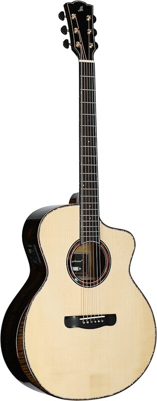 Merida Wave Grand Concert Acoustic-Electric Guitar (with Gig Bag), New, Body Left Front