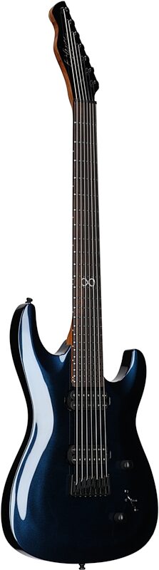 Chapman ML1-7 Pro Modern Electric Guitar, 7-String, Morpheus Purple Flip, Scratch and Dent, Body Left Front