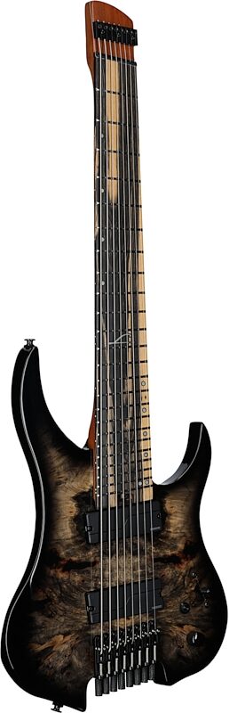 Legator Ghost G8FOD Multi-Scale Guitar (with Gig Bag), Jupiter Burst, Body Left Front