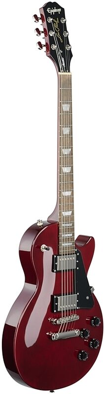 Epiphone Les Paul Studio Electric Guitar, Wine Red, Blemished, Body Left Front