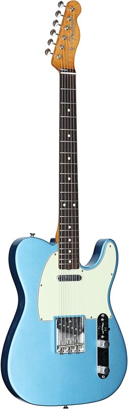 Fender Limited-Edition Vintera II Road Worn '60s Telecaster Rosewood Fingerboard Electric Guitar (with Gig Bag), Lake Placid Blue, Body Left Front
