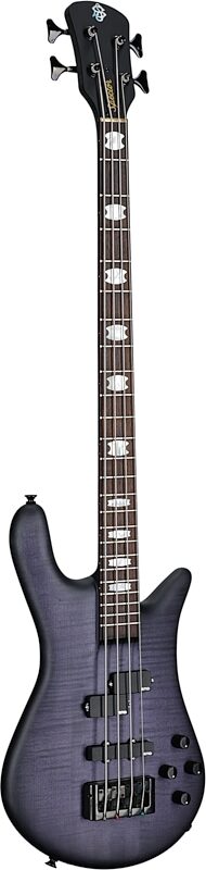 Spector Euro4 LX Electric Bass (with Gig Bag), Nightshade Matte, Body Left Front