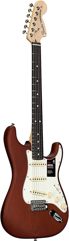 Fender Limited Edition American Performer Timber Stratocaster Electric Guitar, with Rosewood Fingerboard, Sassafras Mocha, Body Left Front