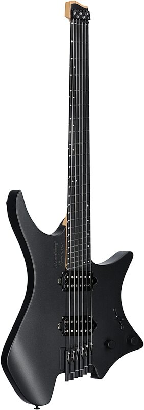 Strandberg Boden Metal NX 6 Electric Guitar (with Gig Bag), Black Granite, Body Left Front