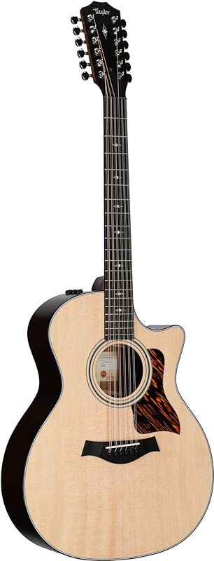 Taylor 354ce Grand Auditorium Acoustic-Electric Guitar, 12-String, Natural, Body Left Front