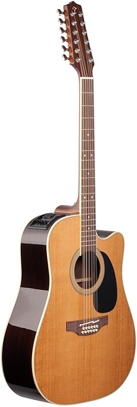 Takamine EF400SCTT Acoustic-Electric Guitar, 12-String (with Case), Natural, Body Left Front