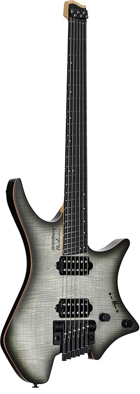 Strandberg Boden Prog NX 6 Electric Guitar (with Gig Bag), Charcoal Black, Body Left Front