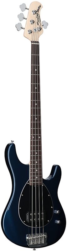 Sterling by Music Man SB14 Electric Bass, Blue Pearl, Body Left Front