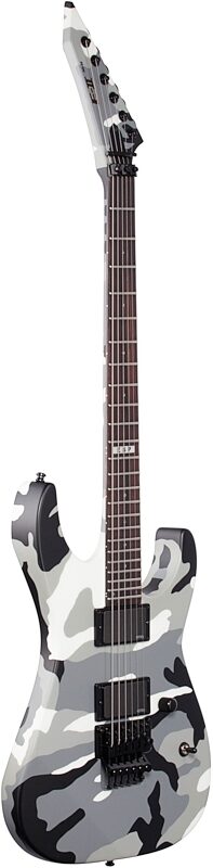 ESP E-II MIINT Electric Guitar (with Case), Urban Camo, Body Left Front