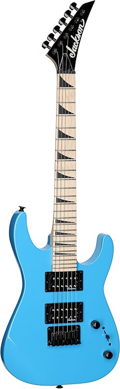 Jackson JS Series Dinky Minion JS1X 2/3-Scale Electric Guitar, Infinity Blue, Body Left Front