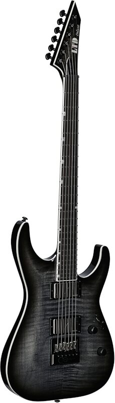 ESP LTD MH-1000 EverTune Electric Guitar, Charcoal Burst, Body Left Front