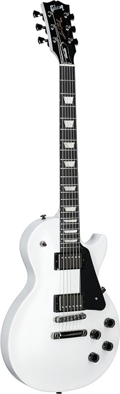 Gibson Les Paul Modern Studio Electric Guitar (with Soft Case), Worn White, Body Left Front