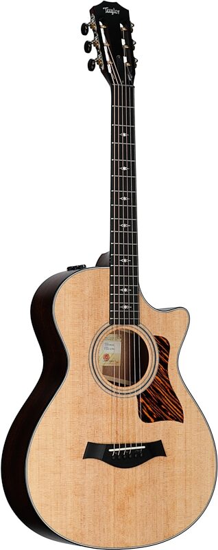 Taylor 312ce-v2 12-Fret Grand Concert Acoustic-Electric Guitar (with Case), New, Body Left Front