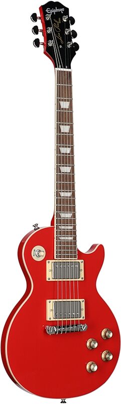 Epiphone Power Player Les Paul Electric Guitar (with Gig Bag), Lava Red, USED, Blemished, Body Left Front