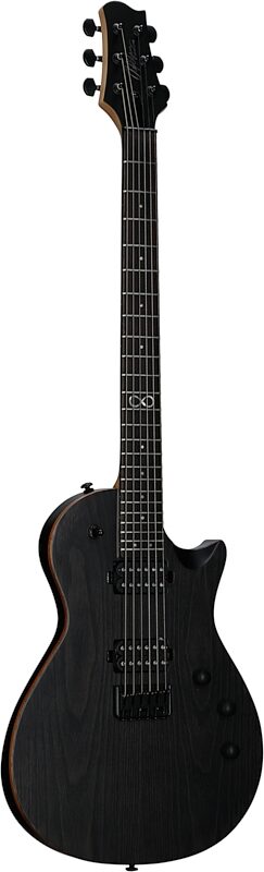 Chapman ML2 Electric Guitar, Slate Black Satin, Body Left Front