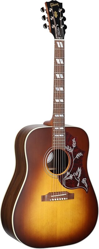 Gibson Hummingbird Studio Walnut Acoustic-Electric Guitar (with Case), Satin Walnut, Body Left Front