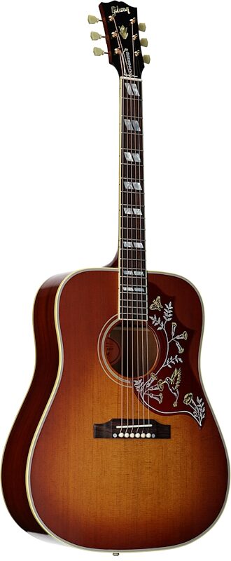 Gibson Custom Shop 1960 Hummingbird Fixed Bridge VOS Acoustic Guitar (with Case), Heritage Cherry Sunburst, Body Left Front