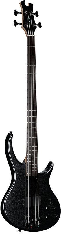 Tobias Growler IV Premium Electric Bass (with Gig Bag), Black Pearl, Body Left Front