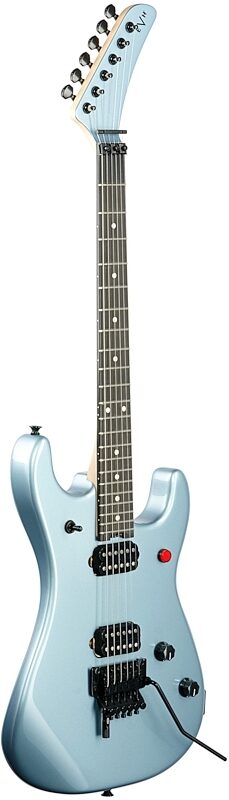 EVH Eddie Van Halen 5150 Series Standard Electric Guitar, Ice Blue Metallic, with Ebony Fingerboard, Body Left Front
