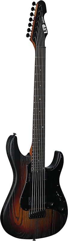 ESP LTD SN-1007 Baritone Electric Guitar, Fireblast, Body Left Front