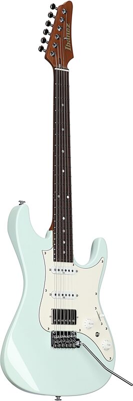Ibanez Prestige AZ2204NW Electric Guitar (with Case), Mint Green, Body Left Front