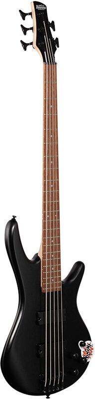 Ibanez GSR205 Electric Bass, 5-String, Weathered Black, Body Left Front