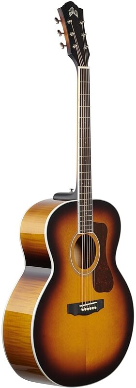 Guild F-250E Deluxe Jumbo Acoustic-Electric Guitar, New, Body Left Front