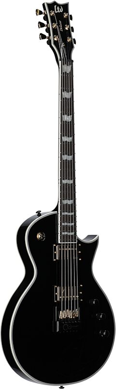 ESP LTD EC-1000T CTM Traditional Series Evertune Electric Guitar, Black, Body Left Front