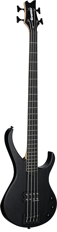 Kramer Disciple D-1 Electric Bass, Satin Black, Body Left Front