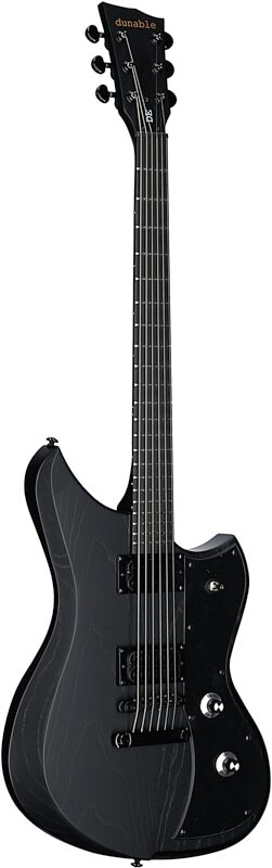 Dunable DE Yeti Electric Guitar (with Gig Bag), Matte Black, Body Left Front