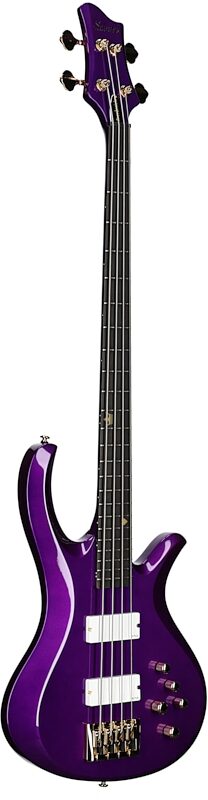 Schecter FreeZesicle 4 Electric Bass, Purple, Body Left Front