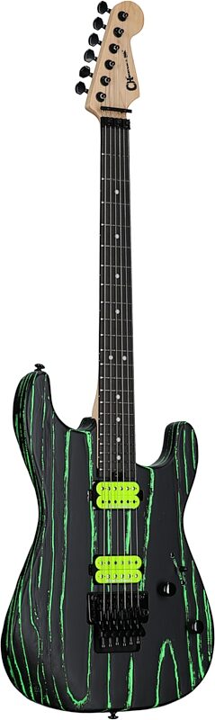 Charvel Pro-Mod San Dimas SD1 HH FR Electric Guitar, Green Glow, Body Left Front