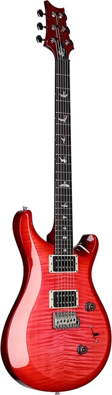 Paul Reed Smith PRS S2 Custom 24 10th Anniversary Limited Edition Electric Guitar (with Gig Bag), Bonni Pink Cherry Burst, Body Left Front