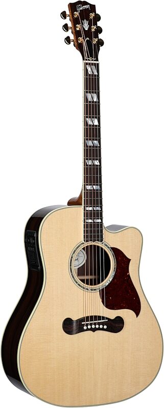 Gibson Songwriter Cutaway Acoustic-Electric Guitar (with Case), Antique Natural, Body Left Front