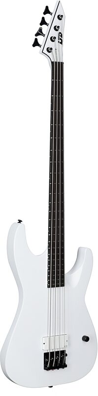 ESP LTD M-4 Arctic Metal Electric Bass Guitar, New, Body Left Front