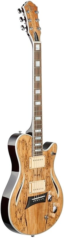 Michael Kelly Hybrid Special Electric Guitar, Pau Ferro Fingerboard, Spalted Maple, Body Left Front