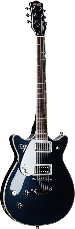 Gretsch G5622LH Electromatic CB DC Electric Guitar, Left-Handed, Midnight Sapphire, Body Left Front
